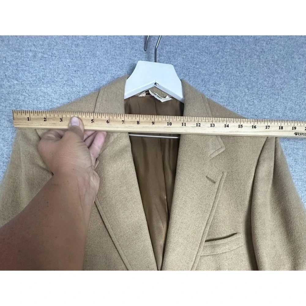 VTG‎ 80s Barrister Collection Blazer Mens 40 Camel Tan 100% Camelhair Sport Coat